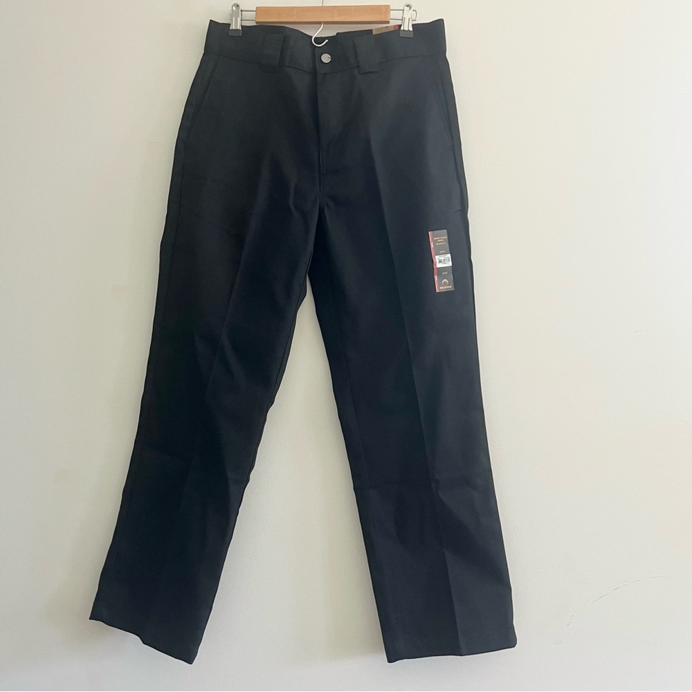 NWT Brahma Men’s Work Tough Pants Black Canvas Relaxed Fit 32x30 Construction